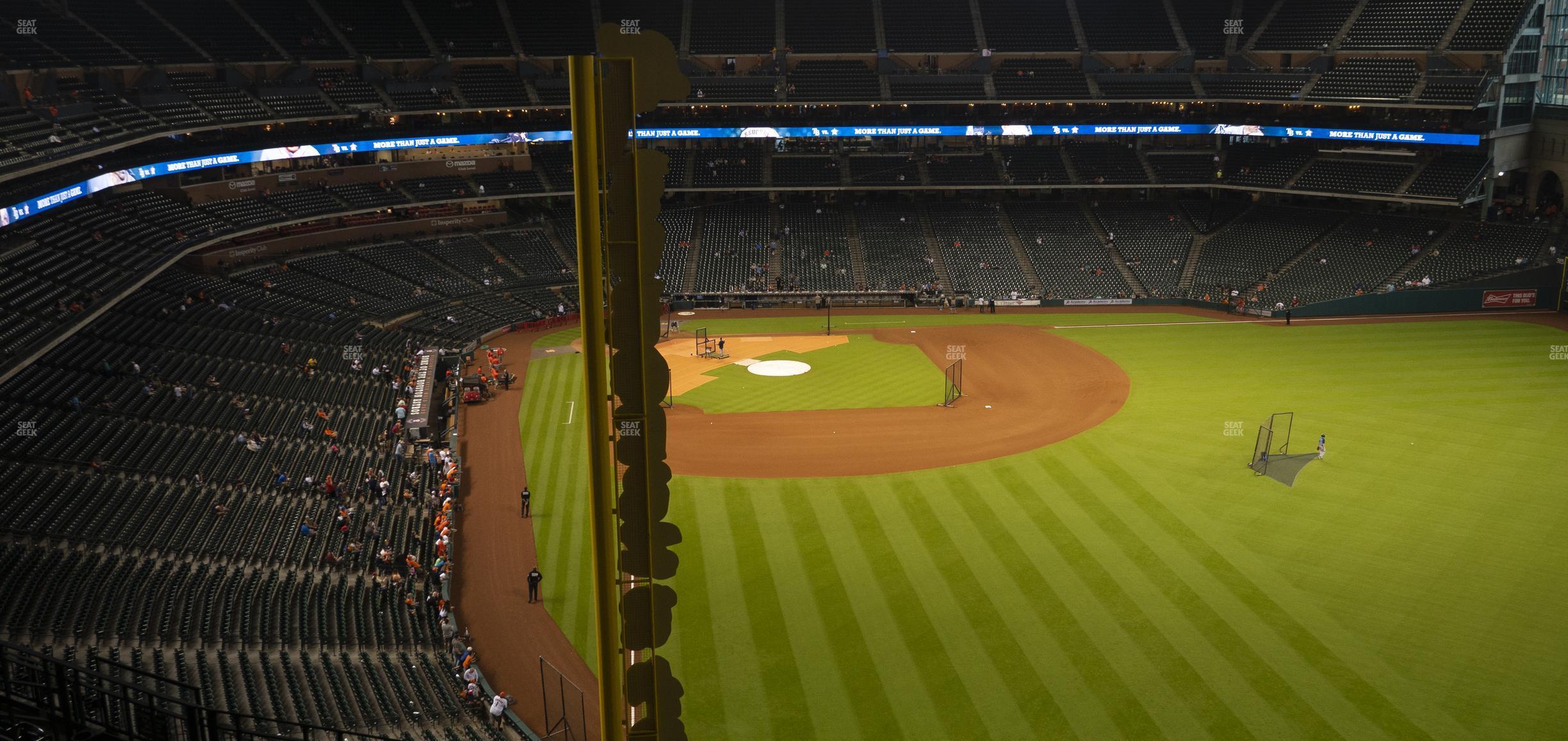 Seating view for Minute Maid Park Section 399