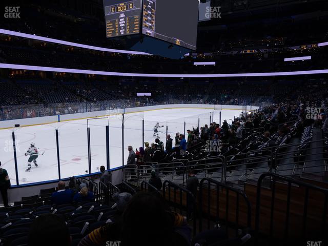 Seating view for Amalie Arena Section 104