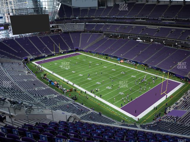 Seating view for U.S. Bank Stadium Section 334