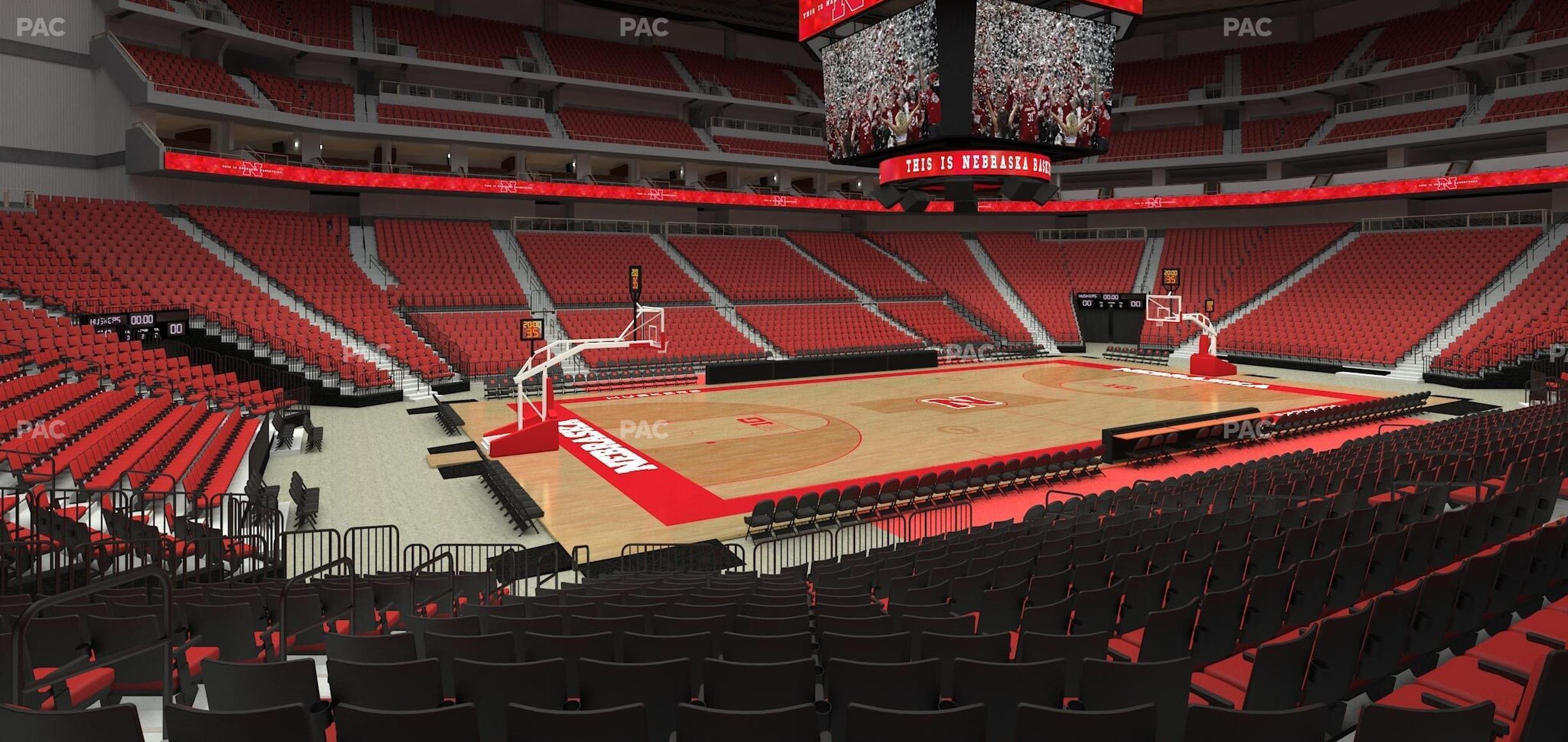 Seating view for Pinnacle Bank Arena Section 120