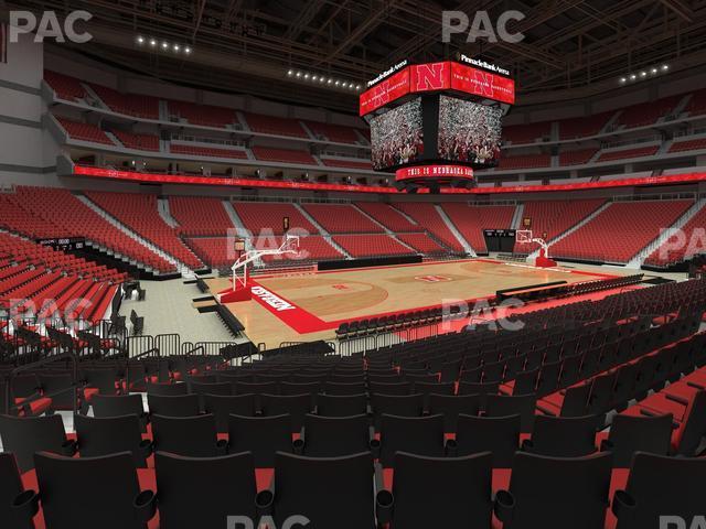 Seating view for Pinnacle Bank Arena Section 120