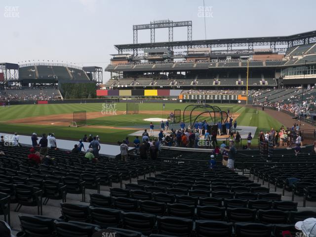 Seating view for Coors Field Section 134