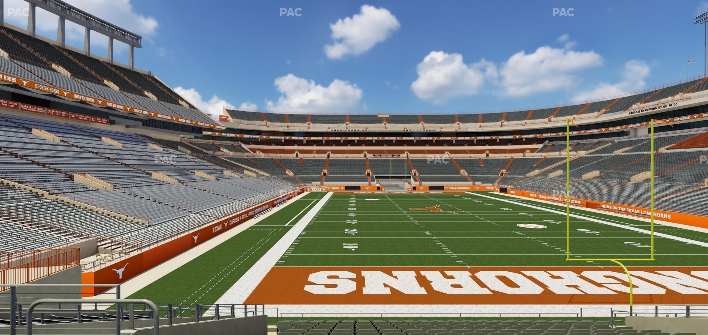 Seating view for Darrell K Royal - Texas Memorial Stadium Section 40 C