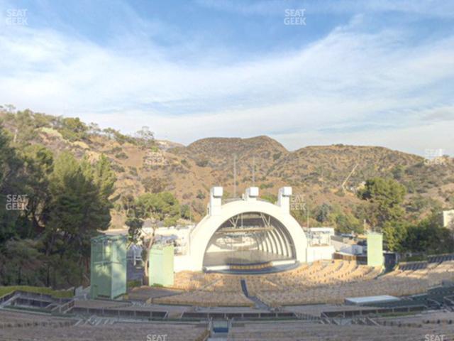 Seating view for Hollywood Bowl Section U 2