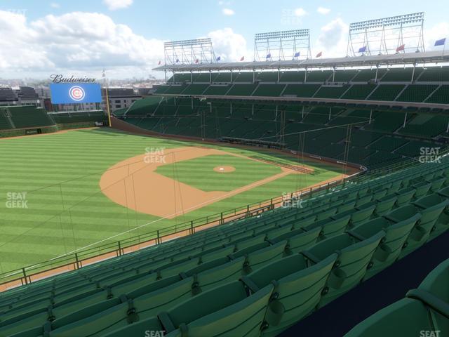 Seating view for Wrigley Field Section 307 Left