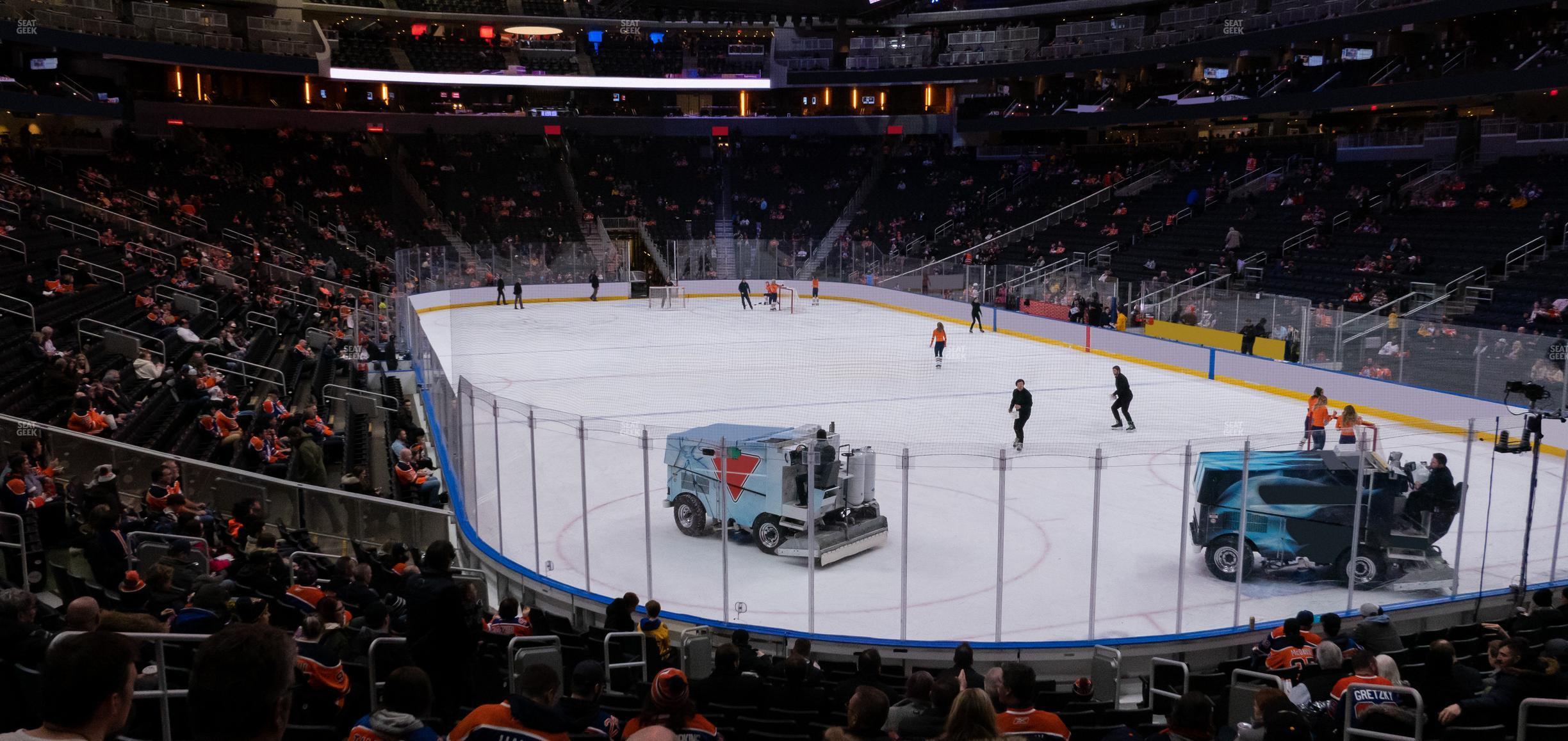 Seating view for Rogers Place Section 113