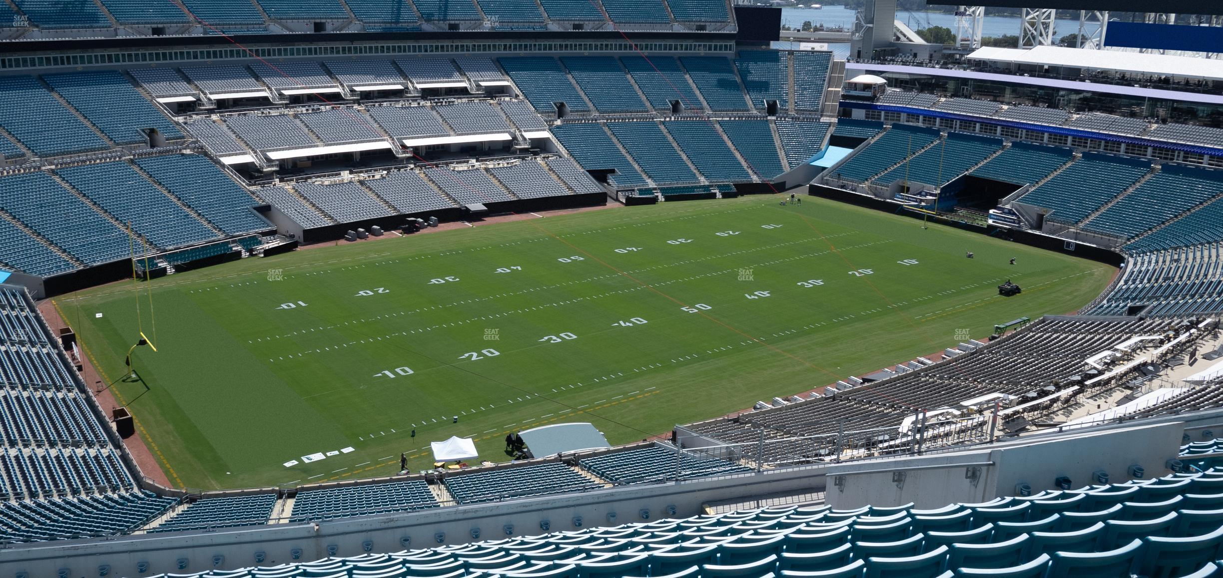 Seating view for EverBank Stadium Section 415