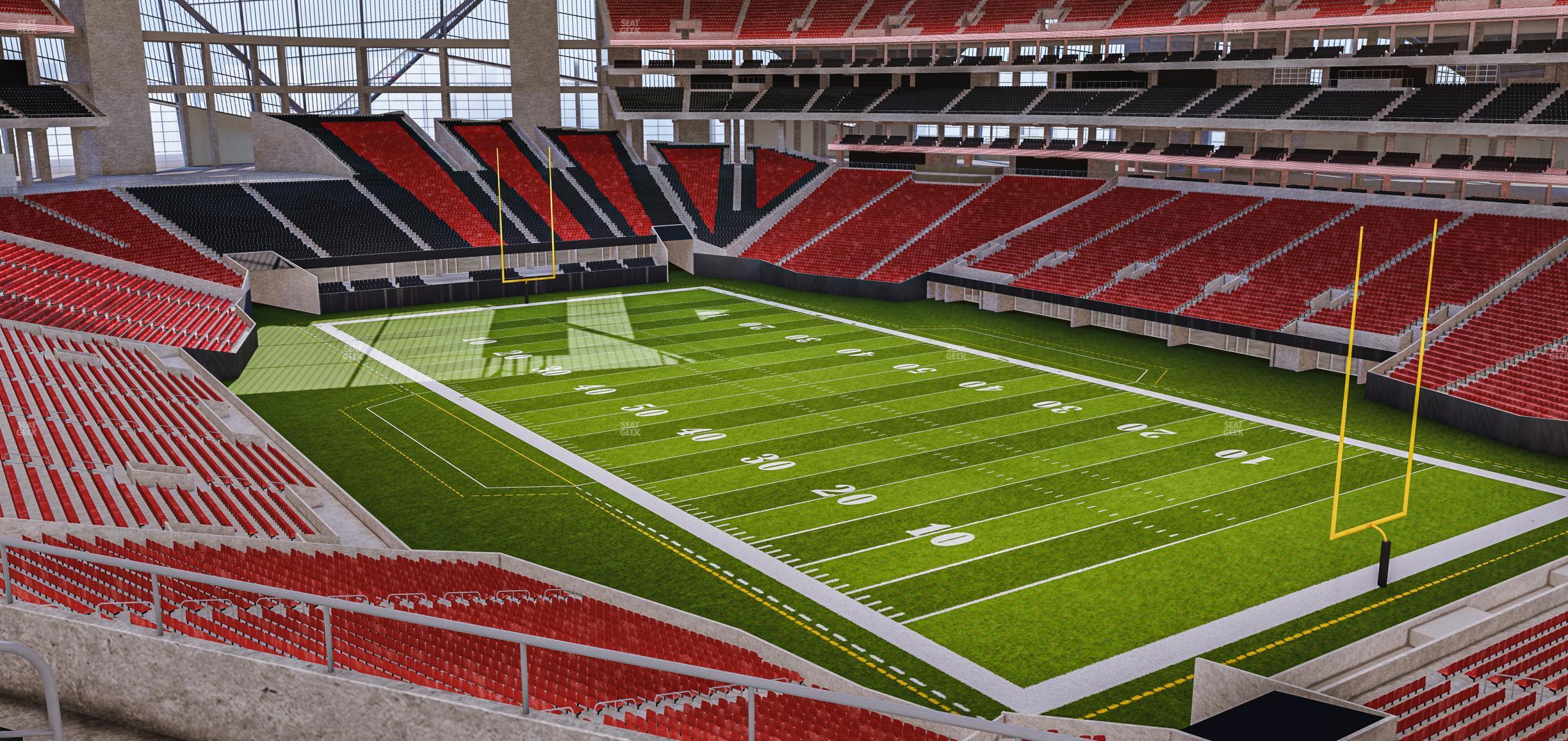 Seating view for Mercedes-Benz Stadium Section 229