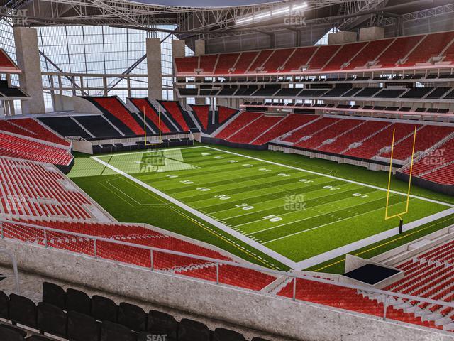 Seating view for Mercedes-Benz Stadium Section 229