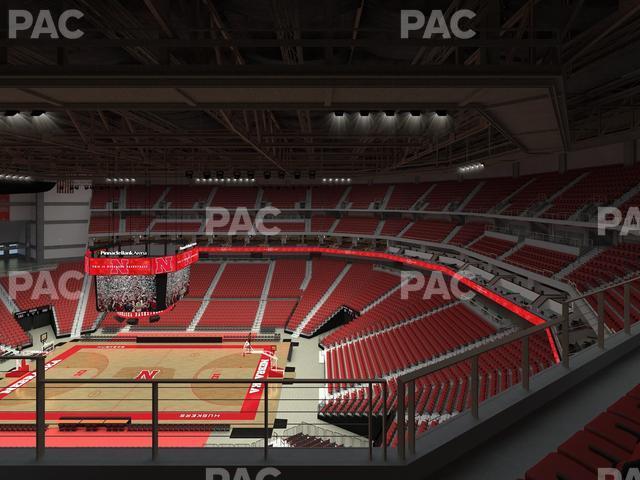 Seating view for Pinnacle Bank Arena Section 317