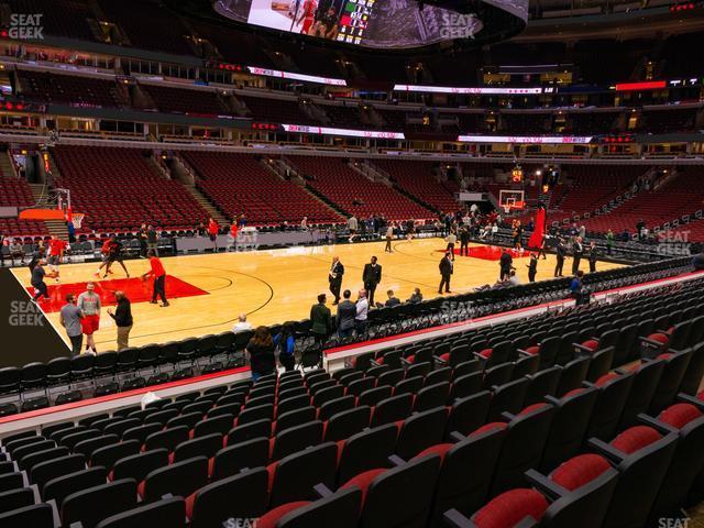 Seating view for United Center Section 113