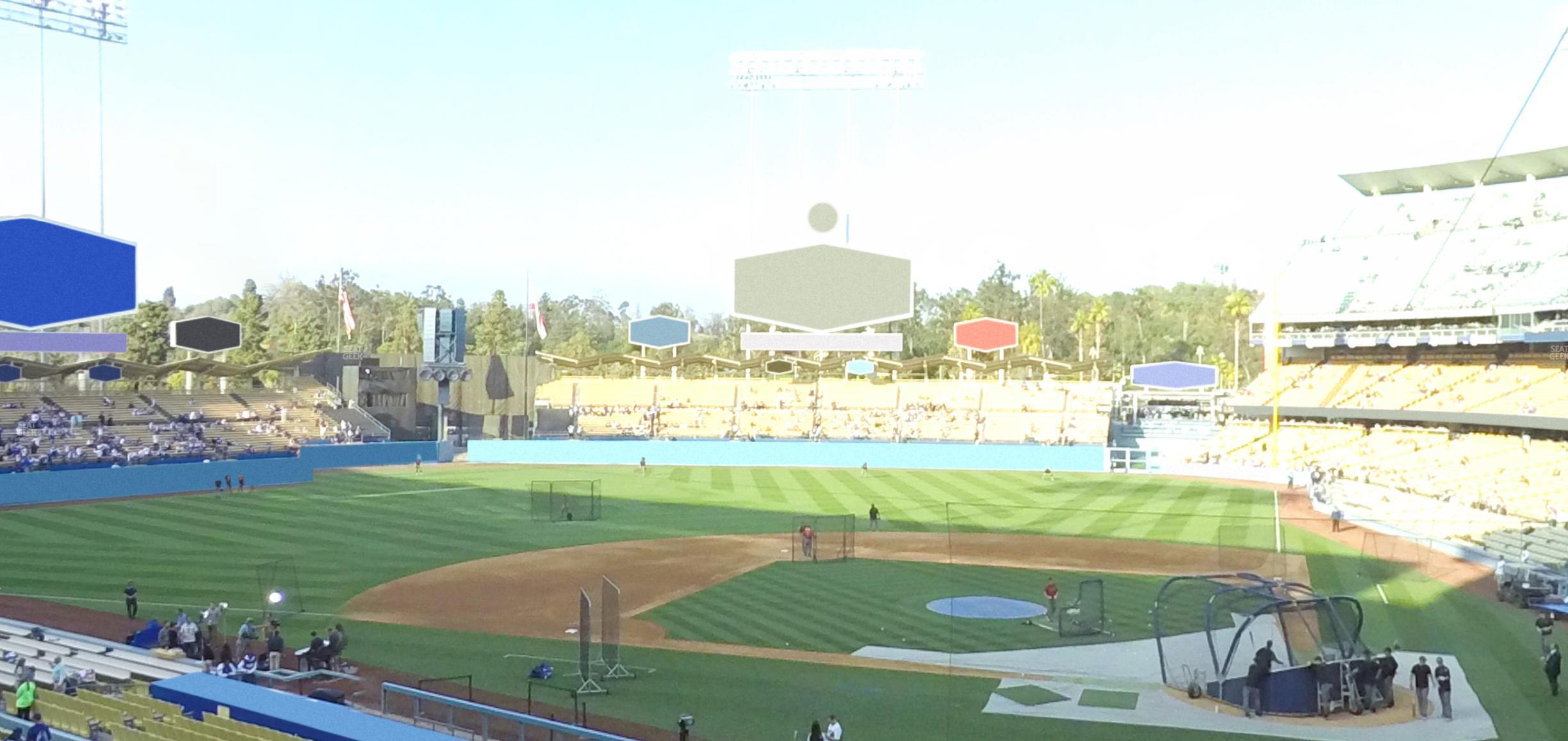 Seating view for Dodger Stadium Section 119 Lg