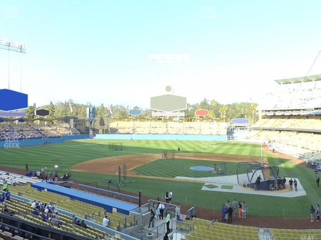 Seating view for Dodger Stadium Section 119 Lg