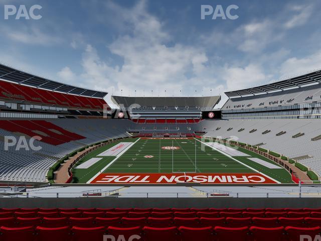 Seating view for Bryant Denny Stadium Section South Zone 6