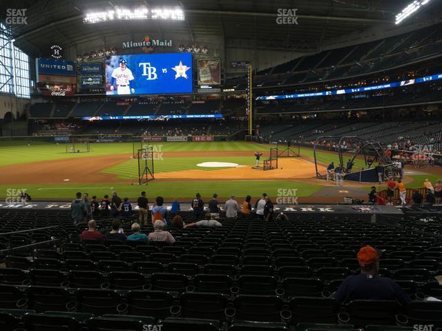 Seating view for Minute Maid Park Section 114