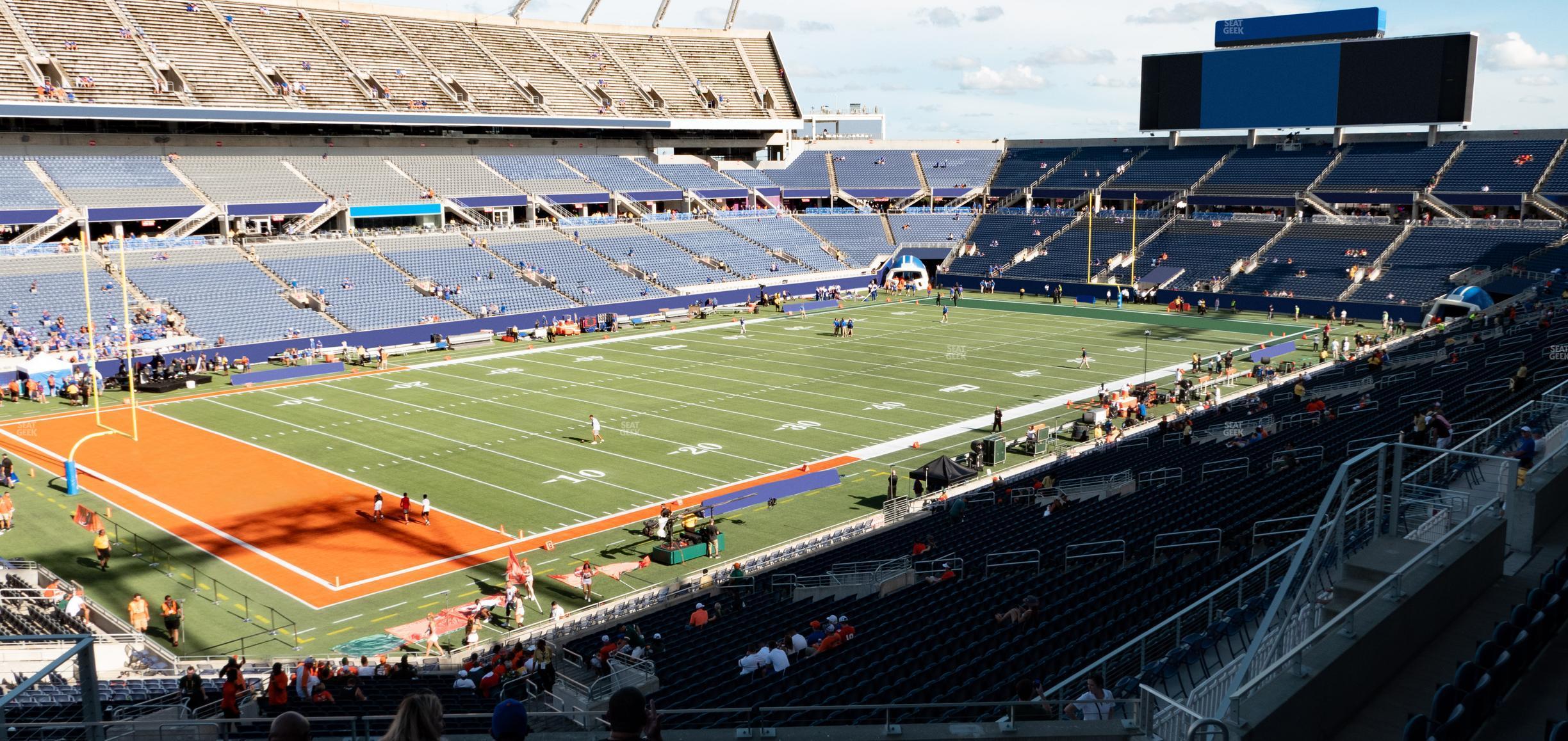 Seating view for Camping World Stadium Section Plaza 41