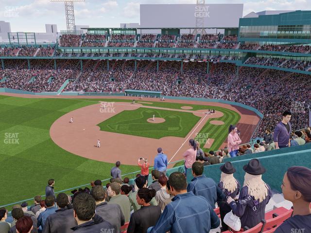 Seating view for Fenway Park Section Coke Deck Sro