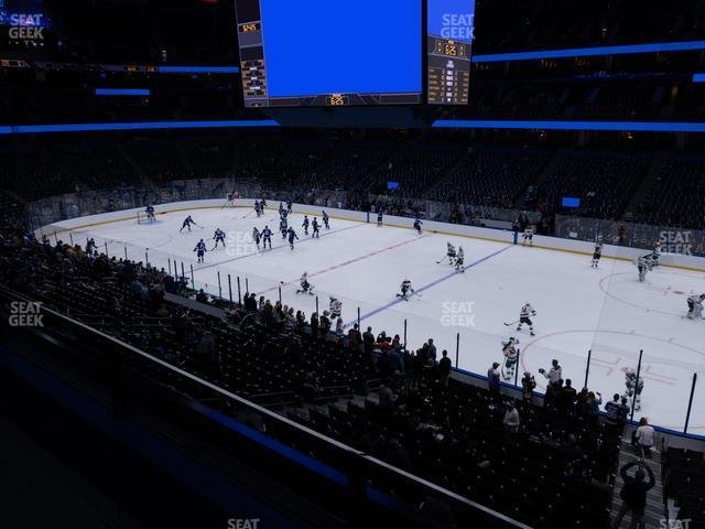 Seating view for Amalie Arena Section 214