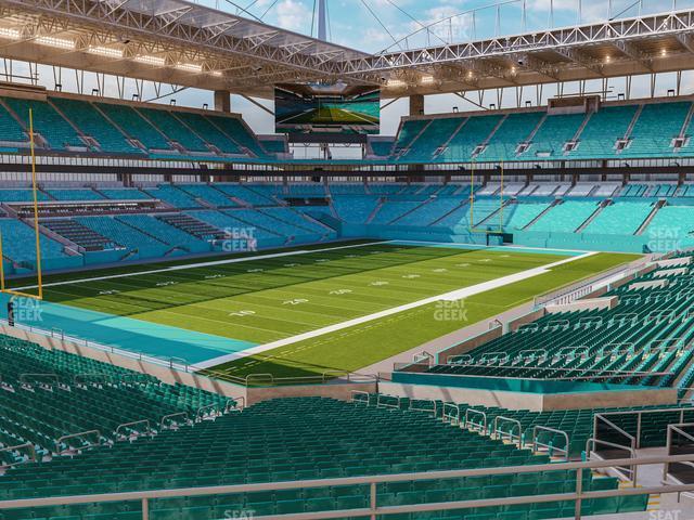 Seating view for Hard Rock Stadium Section 226