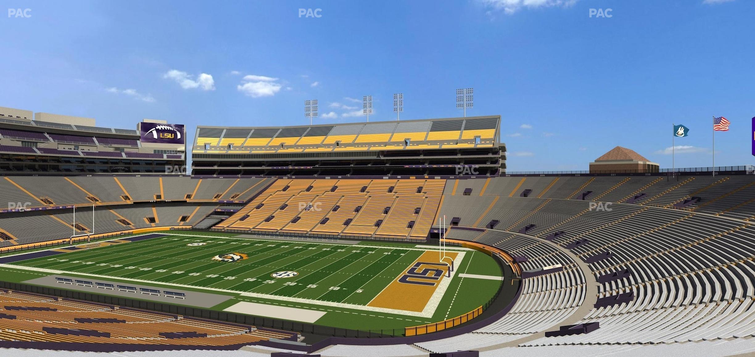 Seating view for Tiger Stadium Section 242