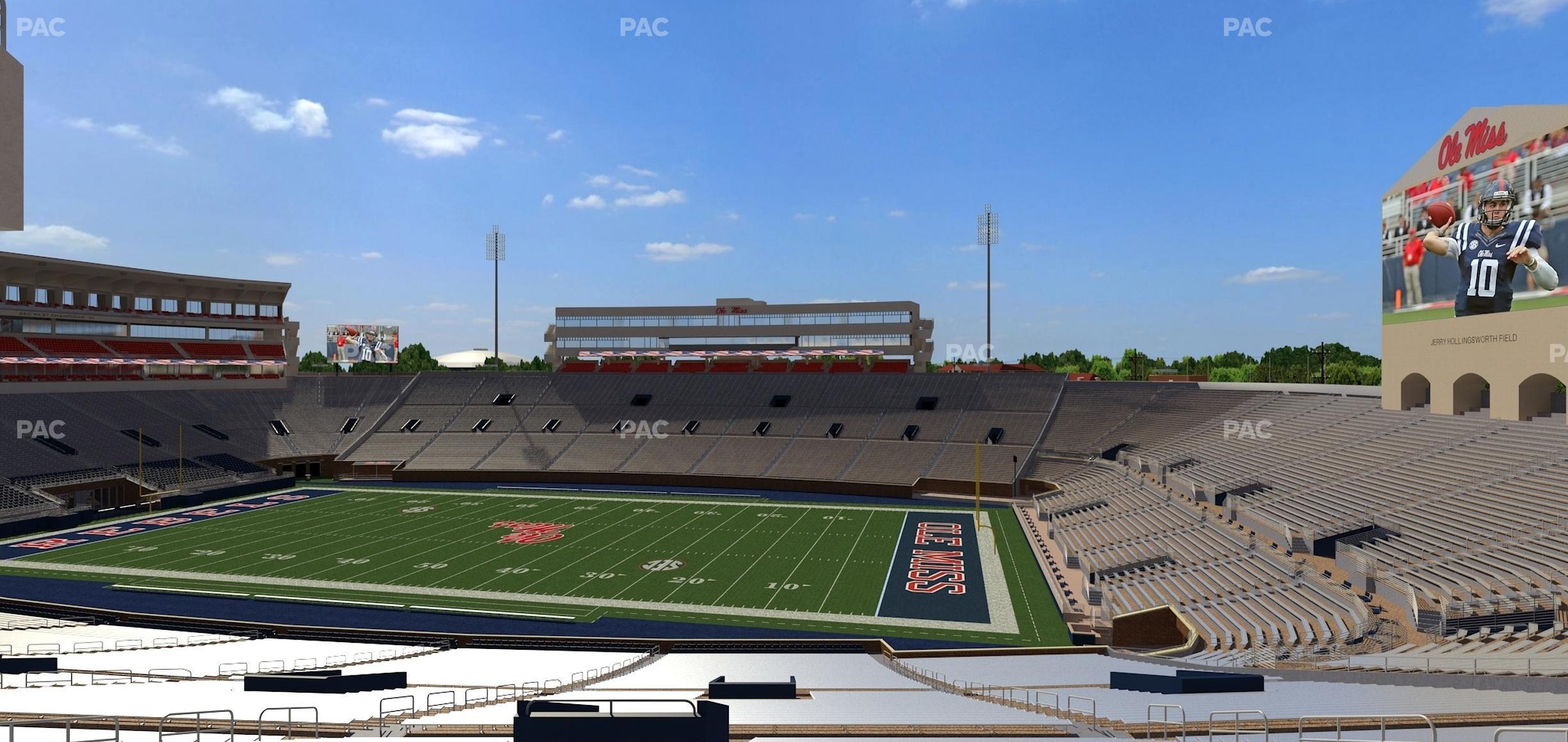 Seating view for Vaught Hemingway Stadium Section L