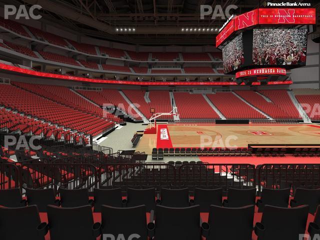 Seating view for Pinnacle Bank Arena Section 108