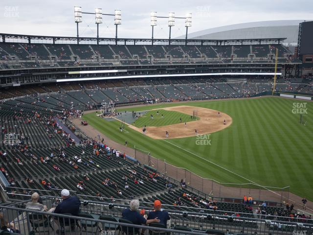 Seating view for Comerica Park Section 213