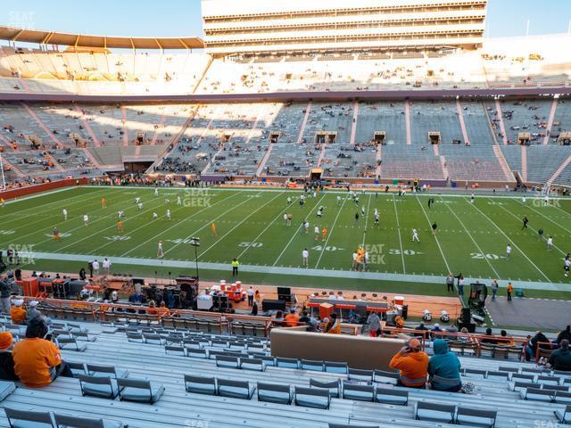 Seating view for Neyland Stadium Section T