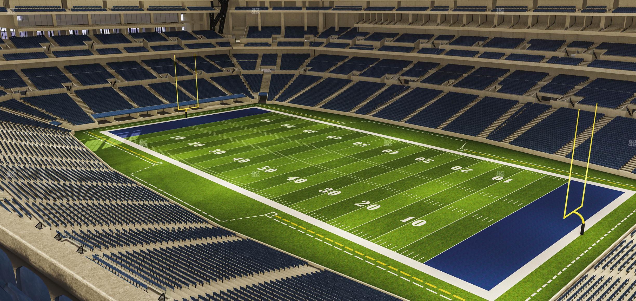 Seating view for Lucas Oil Stadium Section 507