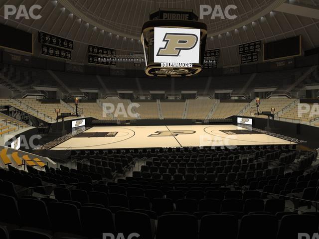 Seating view for Mackey Arena Section Club 10