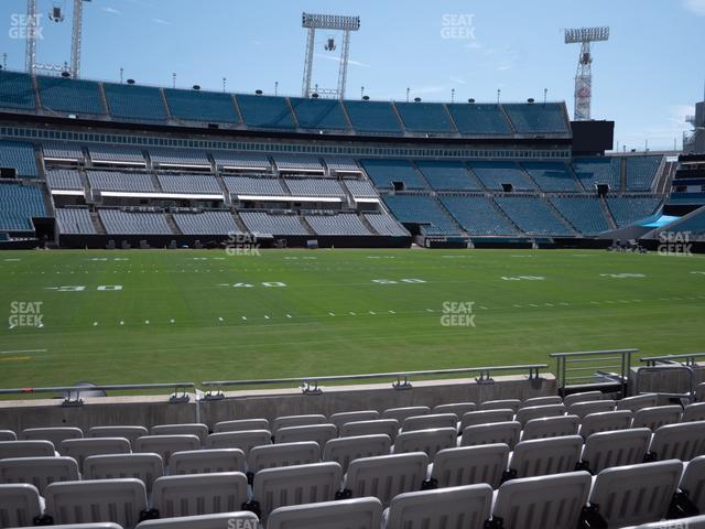 Seating view for EverBank Stadium Section Gallagher Club 11