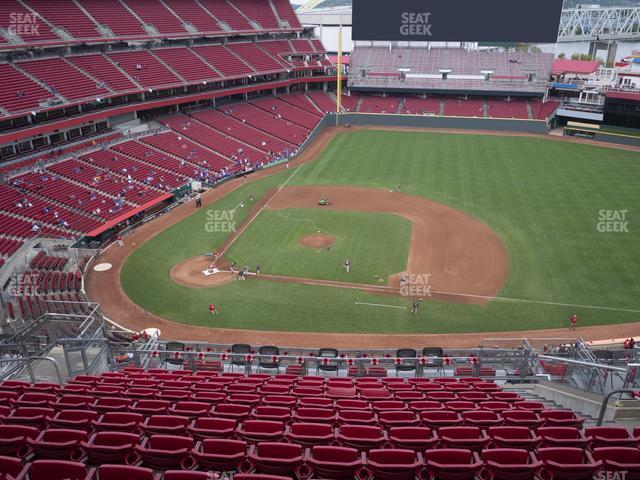 Seating view for Great American Ball Park Section 530