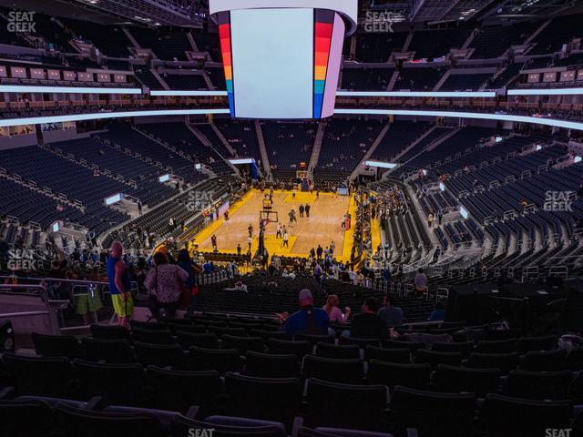 Seating view for Chase Center Section 126