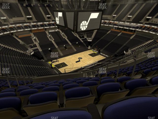 Seating view for Delta Center Section 116