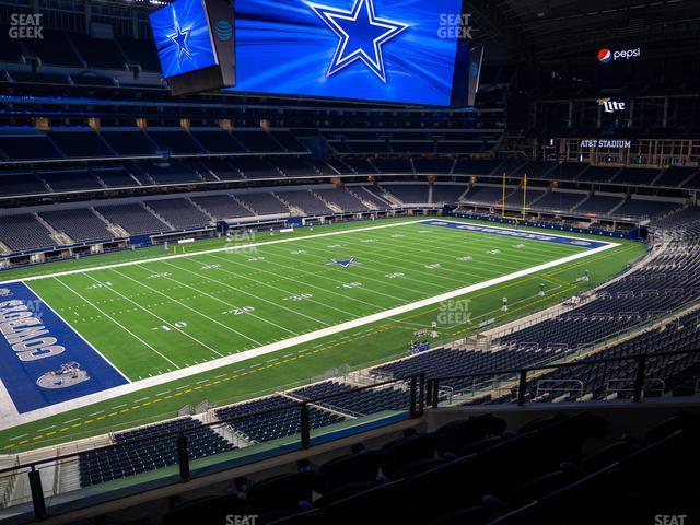 Seating view for AT&T Stadium Section 341