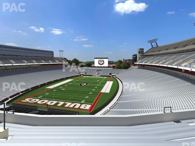 Seating view for Sanford Stadium Section 316