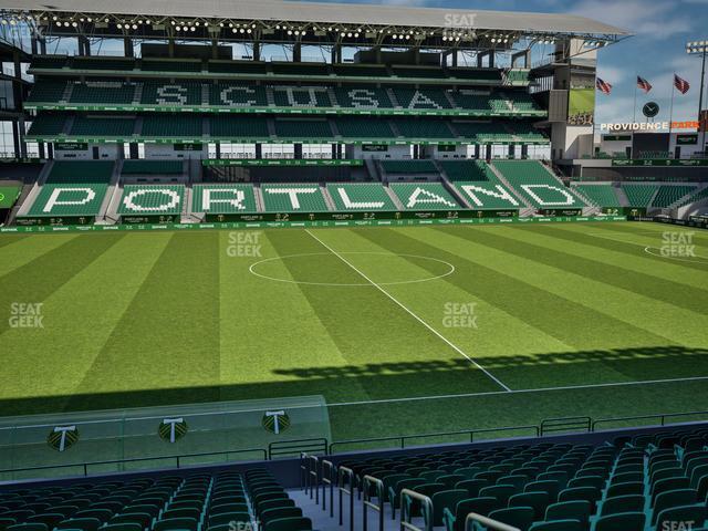 Seating view for Providence Park Section 117