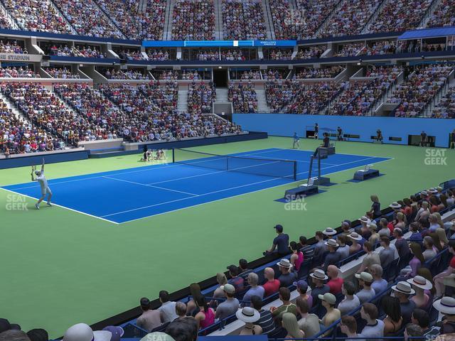 Seating view for Arthur Ashe Stadium Section 43