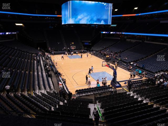 Seating view for FedExForum Section 108 A