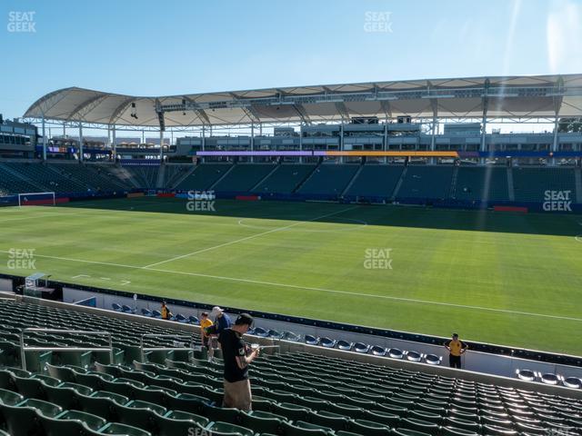 Seating view for Dignity Health Sports Park Section 130