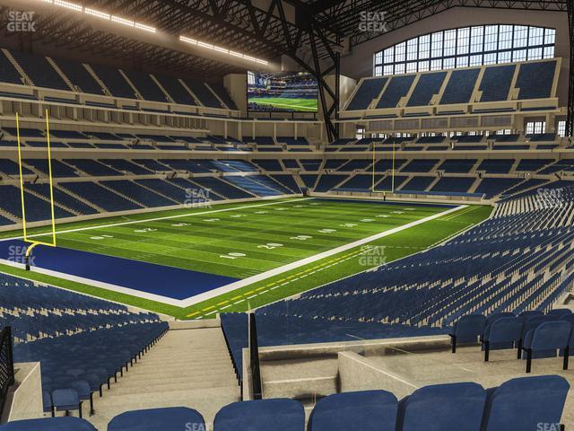 Seating view for Lucas Oil Stadium Section 248