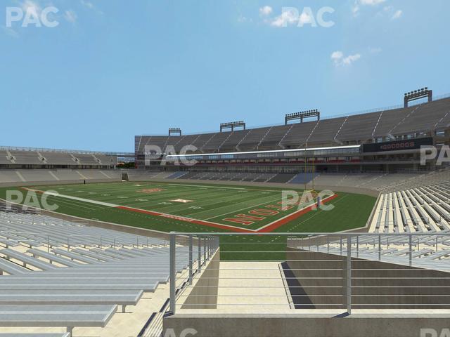 Seating view for TDECU Stadium Section 124