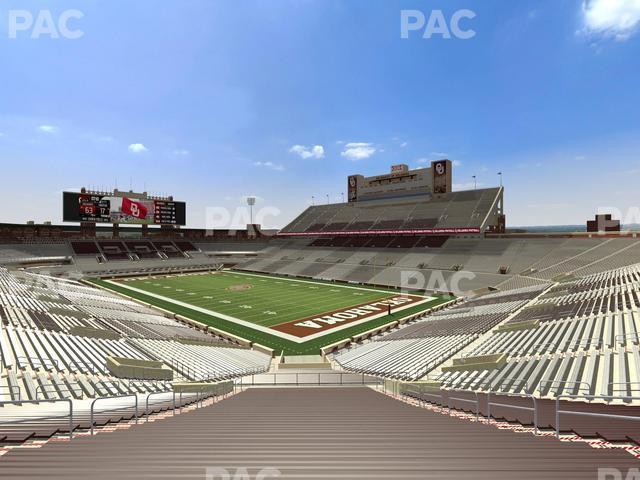 Seating view for Gaylord Family Oklahoma Memorial Stadium Section 23