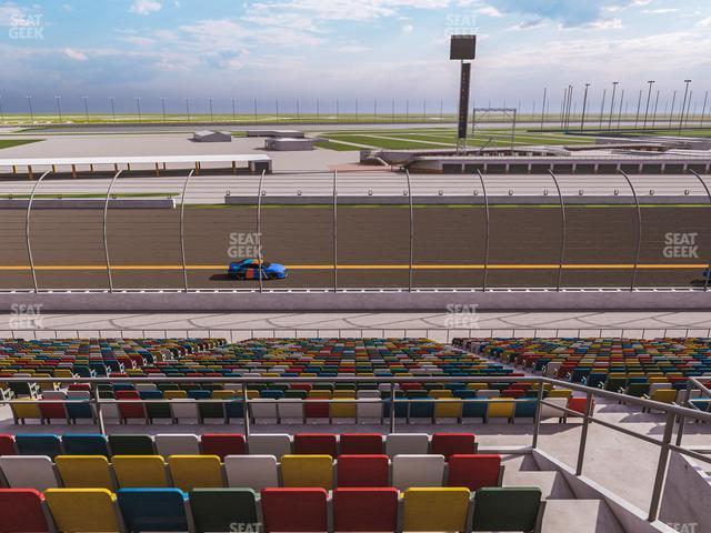 Seating view for Daytona International Speedway Section Back 121