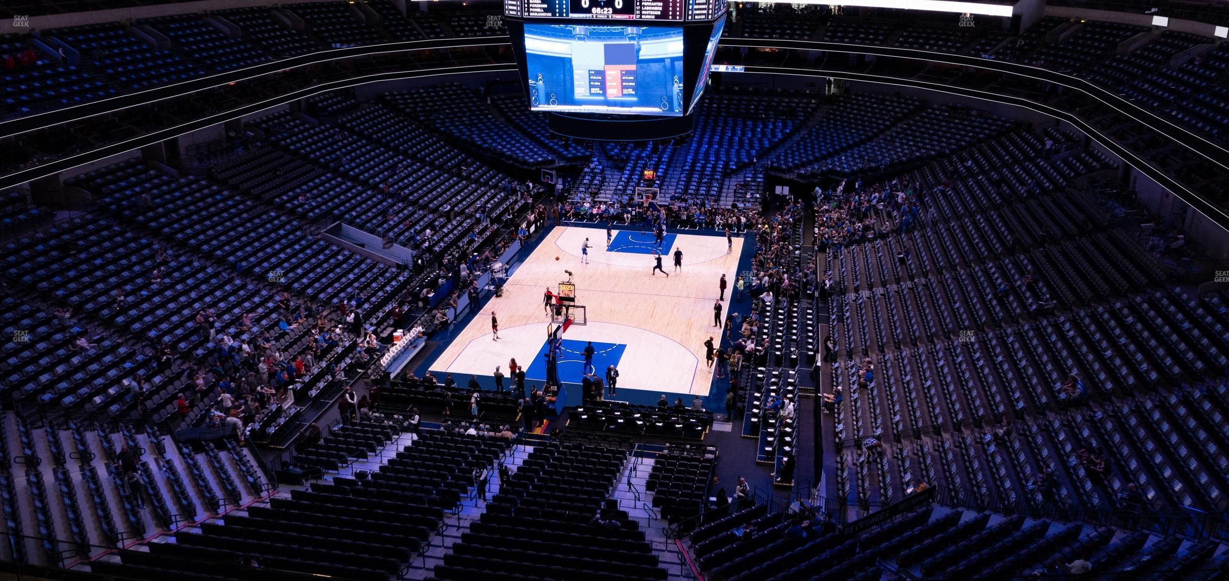 Seating view for American Airlines Center Section 317