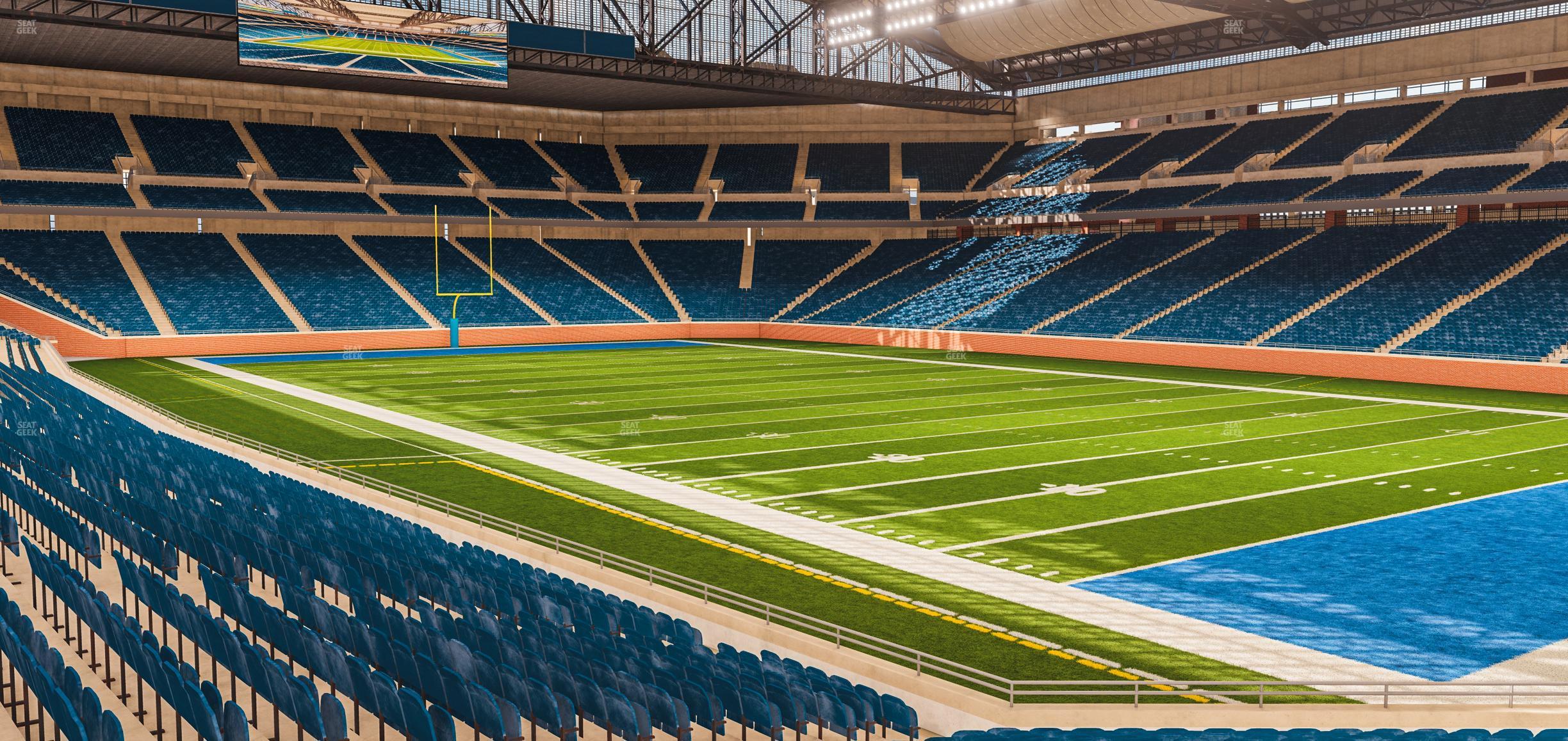 Seating view for Ford Field Section 112