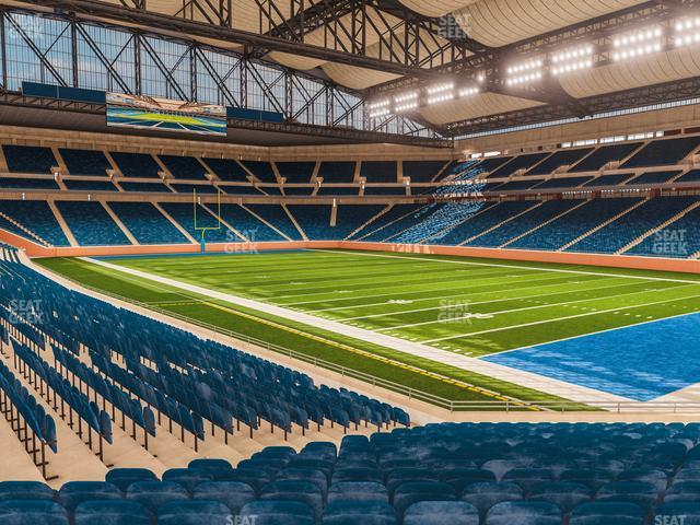 Seating view for Ford Field Section 112