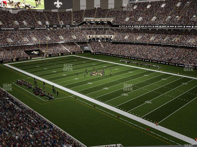 Seating view for Caesars Superdome Section Suite 404