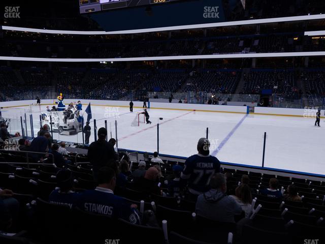 Seating view for Amalie Arena Section 115