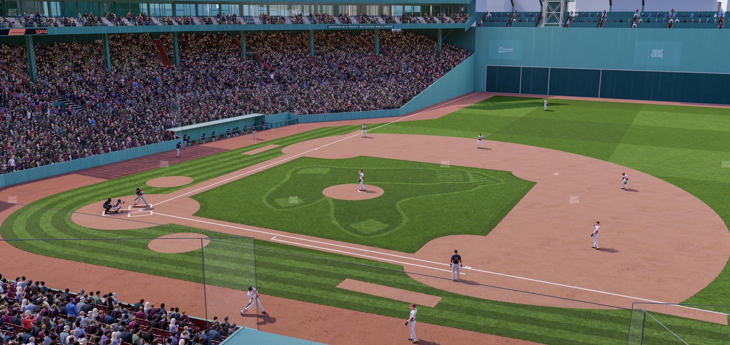 Seating view for Fenway Park Section Dell Technologies Suite R 11